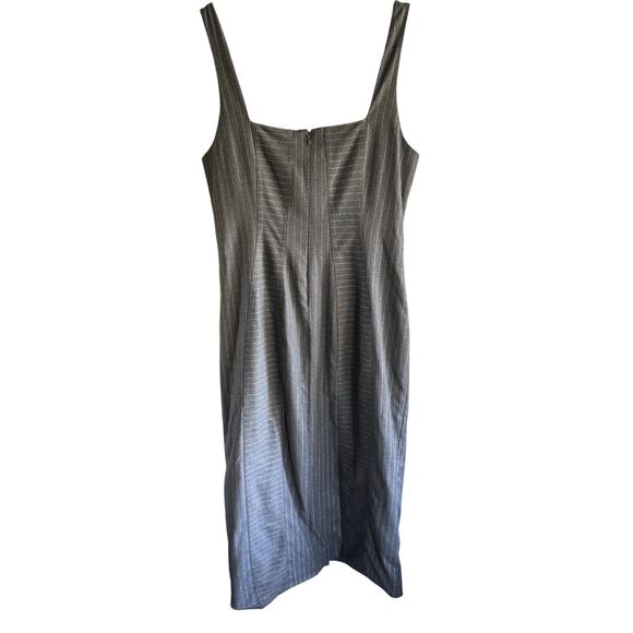 Ramy Brook Briella Grey Midi Sheath Dress size 12 New with Tags MSRP $595 - Picture 7 of 10